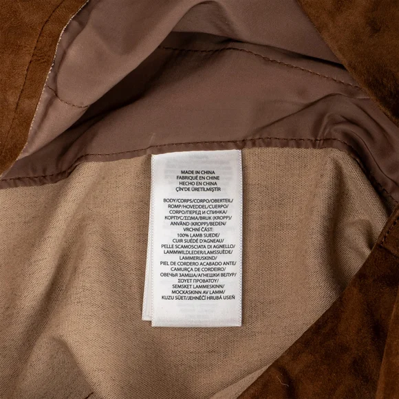 NWT Polo Ralph Lauren Lamb Suede Flared Pants Brown $1298 - Size 4 - Picture 8 of 10